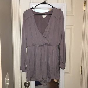 Longe sleeve romper